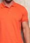 Camisa Polo Masculina Manga Curta Linha Premium - laranja - Marca OUSADIA JEANS