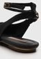 Sapatilha Slingback de Couro Jorge Bischoff Cobra Preta - Marca Jorge Bischoff