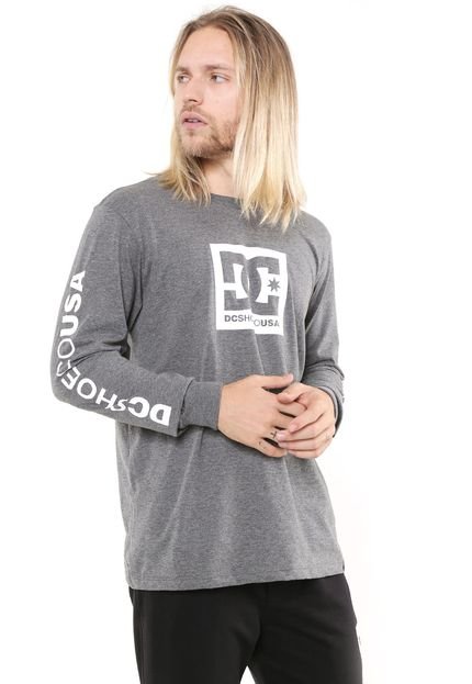 Camiseta DC Shoes Square Grafite - Marca DC Shoes