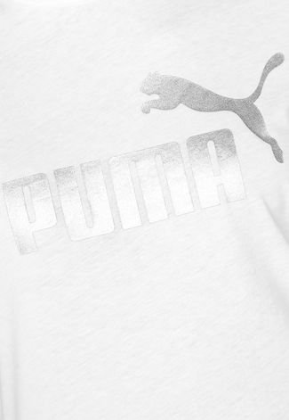 Camiseta Puma Metallic Logo Branca