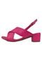 Sandália Salto Grosso Rosa Chic Calçados Salto Baixo 4 cm Bloco Pink - Marca Rosa Chic Calçados