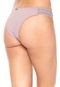 Calcinha Calvin Klein Underwear Tanga Renda Roxa - Marca Calvin Klein Underwear