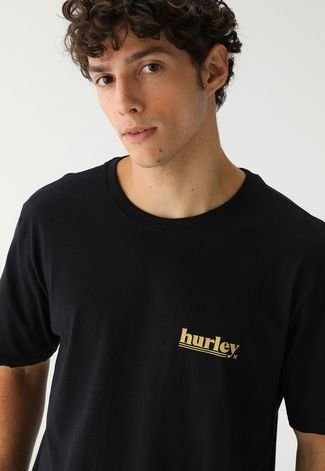 Camiseta Hurley Reta Silk Preta