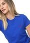 Camiseta Lauren Ralph Lauren Reta Azul - Marca Lauren Ralph Lauren