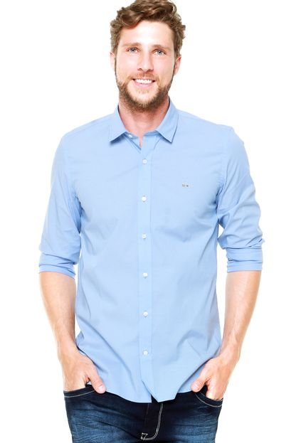 Camisa Lacoste Detalhe Azul - Marca Lacoste