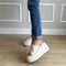 Flat Tamanco Sasha Off White Off-white - Marca Damannu Shoes