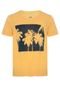 Camiseta Colcci Slim Tropical Laranja - Marca Colcci