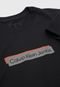 Camiseta Calvin Klein Kids Texto/Números Preta - Marca Calvin Klein Kids