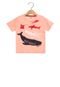 Camiseta Infantil Trick Diver Rosa - Marca Trick