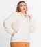 Jaqueta Plus Size Feminina Moletinho Secret Glam Bege - Marca Secret Glam