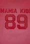 Camiseta Flocada Vermelho - Marca Mania Kids