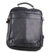 Mochila de Couro Executiva Impermeável Masculina Rafarillo Preto - Marca Rafarillo