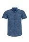Camisa Manga Curta Amil Passa Fácil Estampada Comfort  1801 Cor 01 - Marca Amil