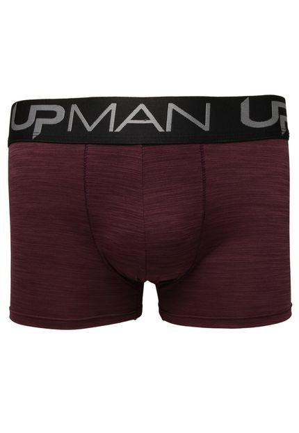 Cueca Boxer Upman Logo Vinho - Marca Upman