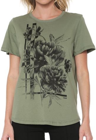 Camiseta Forum Floral Verde