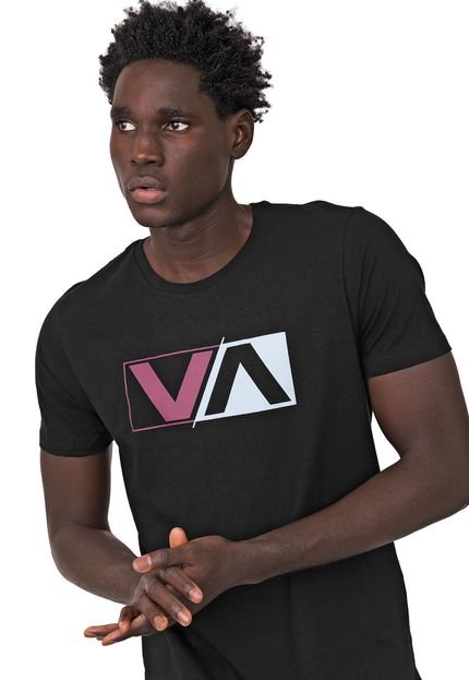 Camiseta RVCA Lateral Va Preta - Marca RVCA