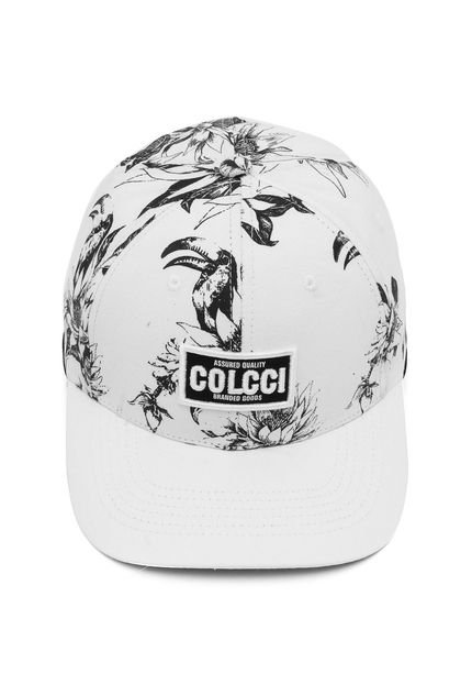 Boné Colcci Tropical Branco - Marca Colcci