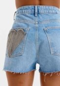 Short Comfort Jeans Coração My Favorite Things - Marca My Favorite Things