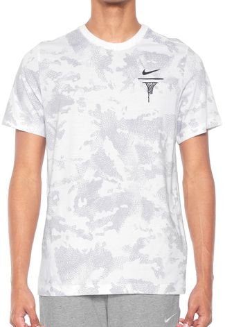 Camiseta Nike M Nk Pebble Aop Branca