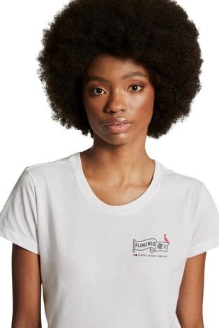 Camiseta Feminina Bandeira Reserva Branco