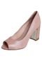 Peep Toe Jorge Alex Salto Grosso Nude - Marca Jorge Alex