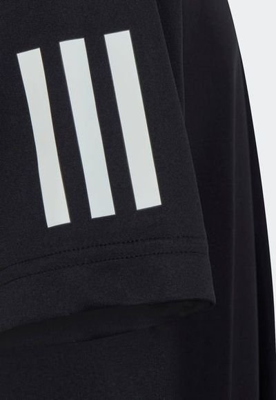 Camiseta adidas blanca clearance con rayas negras