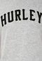 Camiseta Hurley Bull Pen Cinza/ Vemelho - Marca Hurley