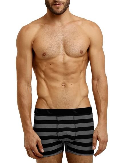 Cueca Reserva Masculina Boxer Listras Joa Mescla Preta - Marca Reserva