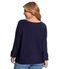 Blusa Manga Longa Crepe Viscose Infinita Cor Azul - Marca INFINITA COR