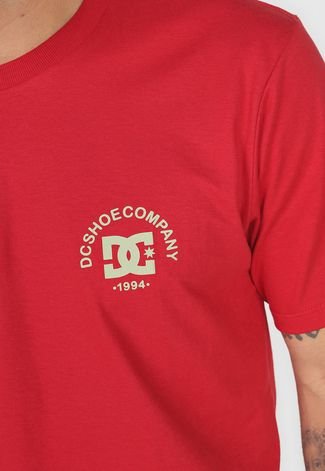Camiseta DC Shoes Cal Vermelha
