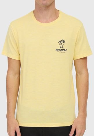 Camiseta Rip Curl Surf Suply Amarela