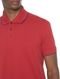 Polo Ellus Masculina Piquet Tipped Collar Vermelho Mescla - Marca Ellus