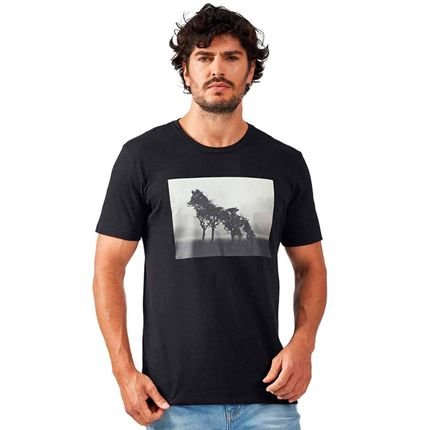 Camiseta Acostamento Forest IV23 Preto Masculino - Marca Acostamento