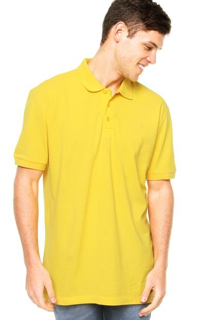 Camisa Polo Forum Mulcle Logo Amarela - Marca Forum