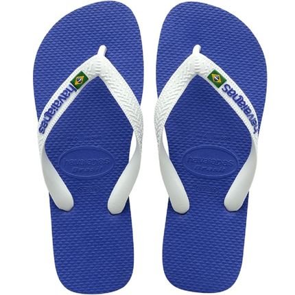 Chinelo Havaianas Brasil Logo Adulto Masculino Azul - Marca Havaianas