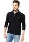 Camisa Polo Osmoze Metal Preta - Marca Osmoze