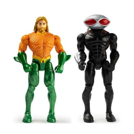 Mini Figuras Aquaman e Black Manta DC Comics - Sunny