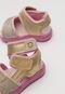 Sandália Infantil Pimpolho Holográfica Dourada - Marca Pimpolho