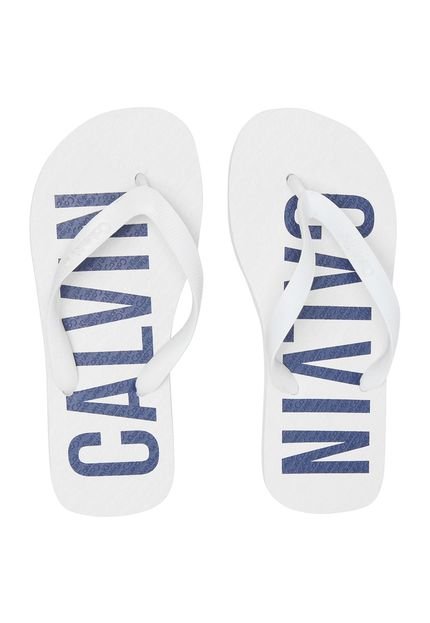 Chinelo Calvin Klein Swimwear Branco - Marca Calvin Klein
