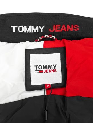 Jaqueta Tommy Jeans Masculina Essential Padded Preta