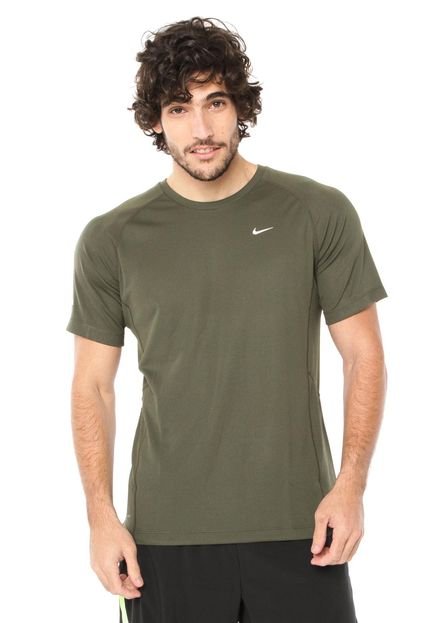 Camiseta Nike Miler SS UV Verde - Marca Nike