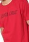 Camiseta Santa Cruz Edged Strip Vermelha - Marca Santa Cruz