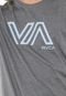 Camiseta RVCA Stencil Va Cinza - Marca RVCA
