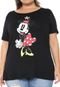 Blusa Cativa Disney Plus Minnie Mouse Preta - Marca Cativa Disney Plus