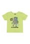 Conjunto Camiseta e Bermuda Bebê Menino Bee Loop Verde - Marca Bee Loop