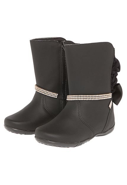 Bota Kidy Soft Lisa Infantil Preta - Marca Kidy