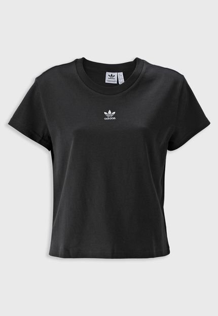 Camiseta adidas Originals Slim Trefoil Preta - Marca adidas Originals