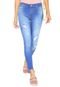 Calça Jeans Sawary Skinny Barra Assimétrica Azul - Marca Sawary
