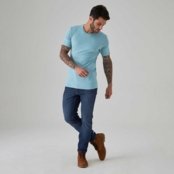 Camiseta Levi's® Slim Tab Azul Manga Curta - Marca Levis