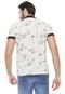 Camisa Polo Colcci Reta Estampada Off-white - Marca Colcci